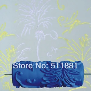 

5'' NCCTEC soft Rubber roller FREE shipping 125mm print mould liquid wallpaper specialty tool Wallpaper diy paint accessories