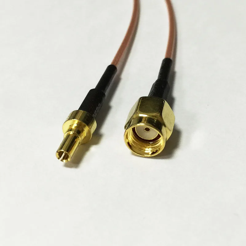 New Wireless Modem Wire RP-SMA Male Plug Switch CRC9 Male Plug Connector RG178 Cable 15CM 6" Wholesale Fast Ship