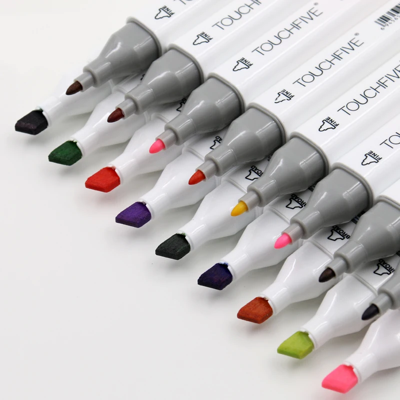 36/48/60/80PCS Double-headed Art Mark Sketch Pen Alcohol-based marker pen drawing paint sketch art design school student