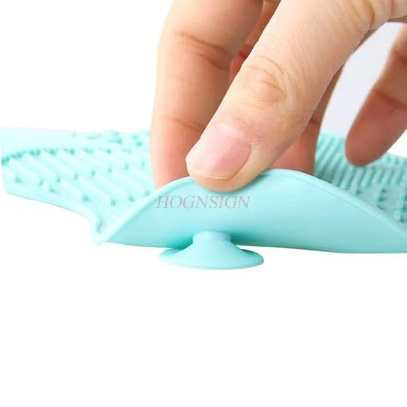 Tampon de nettoyage pour brosse de maquillage, tampon de nettoyage, épurateur Portable avec ventouse, outil de nettoyage, vente pratique