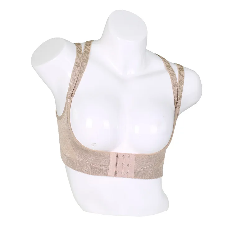 

Women Chest Back Support Belt Band 6 Sizes Posture Shoulder Corrector Braces&Supports Sculpting Strap for Health Care Beige