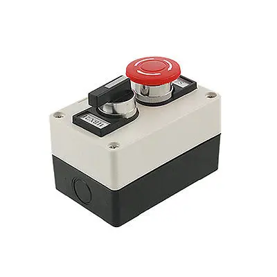 Mushroom Self Locking Rotary Switch Push Button Station