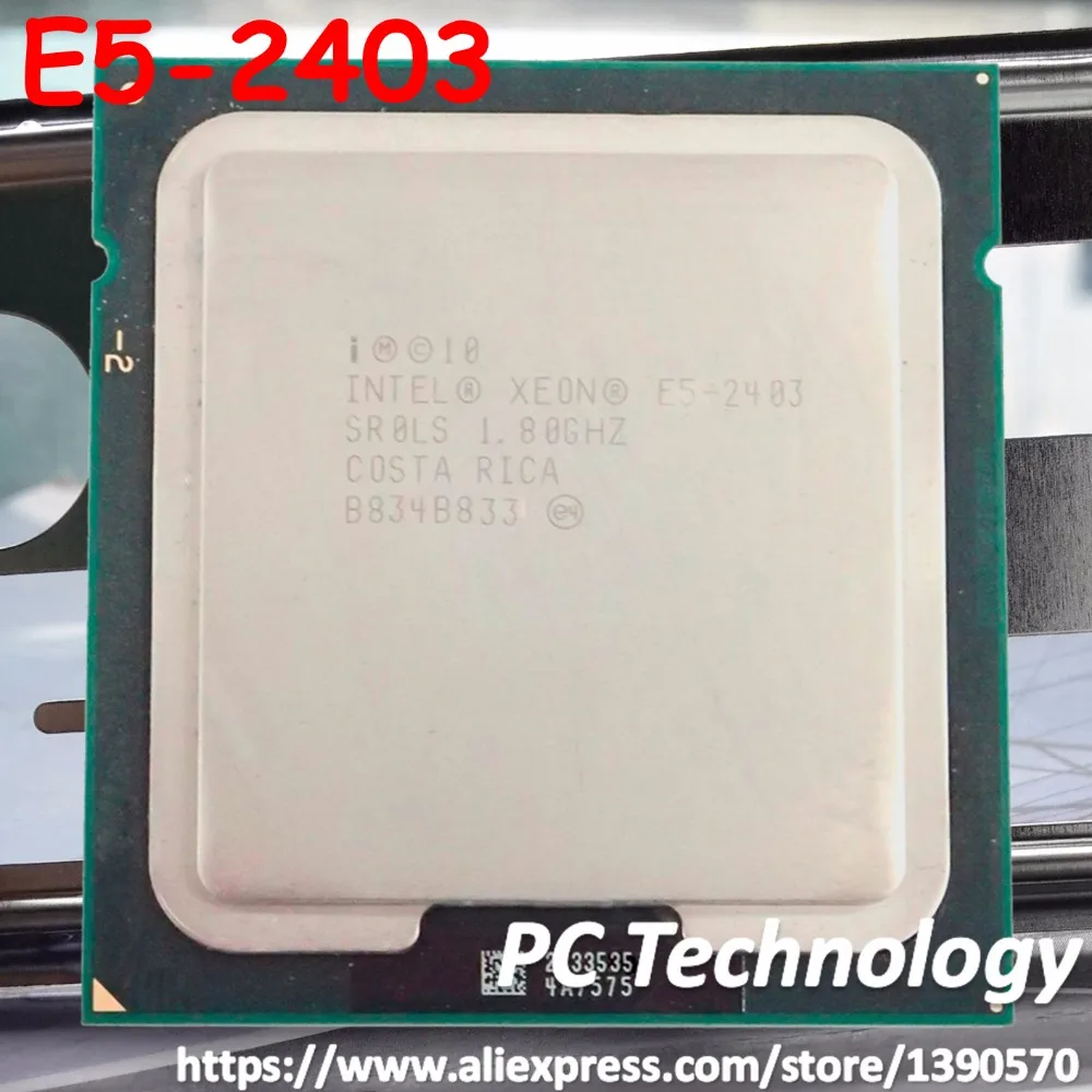 E5-2403 Original Intel Xeon E5 2403 1.8GHZ 10M 4CORES 32NM 6.4 GT/s LGA1356 80W Processor free shipping