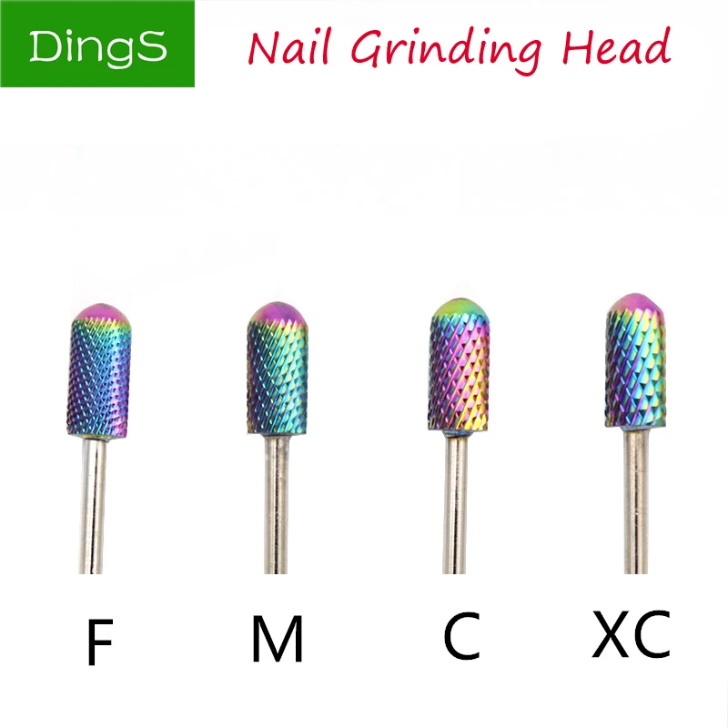 

4 Type Tungsten Steel Nail Grinding Head Milling Manicure Cutter for Pedicure Machine Sander Drill Bit Device Electric Tools