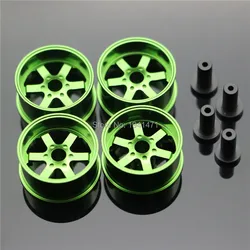 RFDTYGR Middle Diameter Lightweight Wheels Self-made Parts For Tamiya MINI 4WD Colored Wheel w/Aluminum Disc  L005  1Set /lot