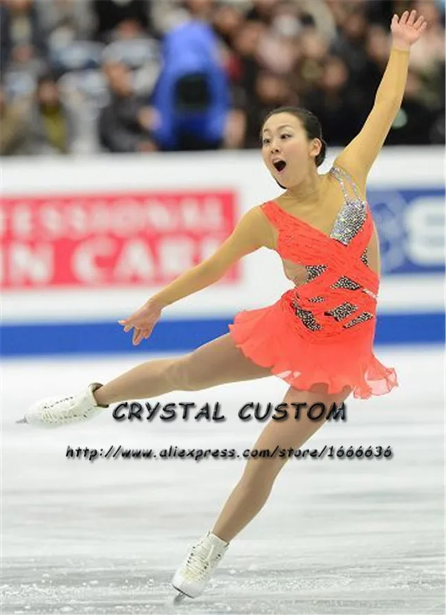 Hot Sales Custom Child Ice Skating Dress Beautiful New Brand Vogue Figure Skating Dresses For Competition DR2807