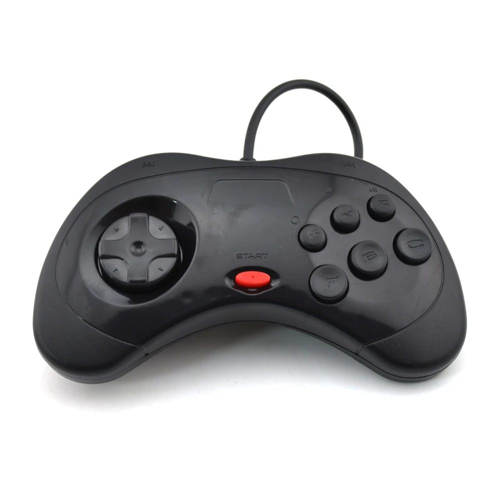 PC M-AC jen USB klasický drátová hra regulátor gamepad joypad joysticku ne- pro s-ega pro s-aturn styl