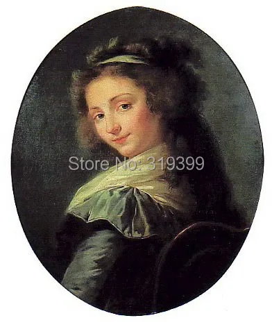 german-opera-singer-elisabeth-mara by Louise Elisabeth Vigee Le Brun,oil painting reproduction on linen canvas,100% handamade,