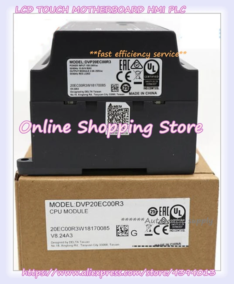 

New PLC DVP20EC00R3 EC3 Series100-240VAC 12DI 8DO In Box In Stock