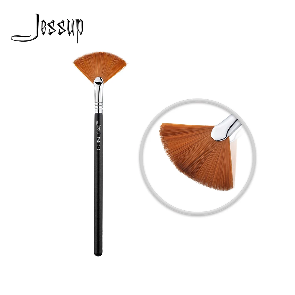 Jessup pinsel Highlighter Make-Up pinsel Pulver Flüssigkeit Creme für Gesicht Synthetische haar FAN 141