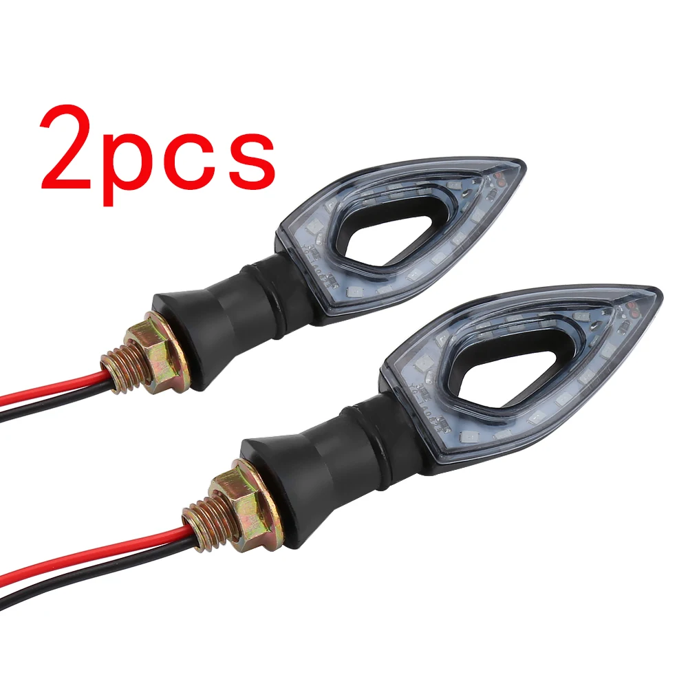 2pcs 12v Motorcycle Turn Signals Light Led Amber Lamp Bulb For Yamaha Xz 400d 550d 550g Ybr 125 250 Ys 250 Fazer