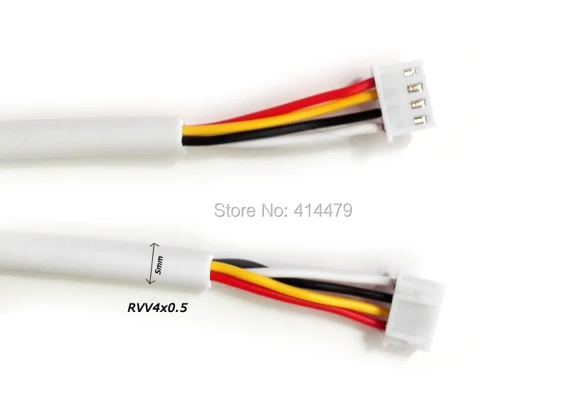 Cable de Control de acceso para sistema de intercomunicación de videoportero, 2M, 4 núcleos, RVV4 x 0,5