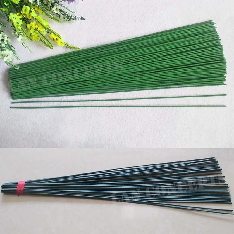 2# Artificial Flower Stem Plastic Flower Rod for DIY crafts wedding decoratio Paper Flowers Nylon Mesh Flower - 200pcs/lot