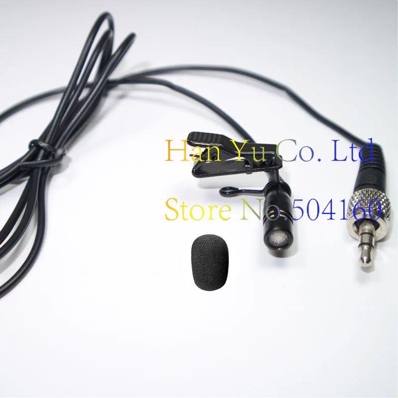 ميكروفون مكثف قلبي الشكل ، لاسلكي ، قابل للقفل ، لجهاز إرسال BodyPack Sennheiser ، احترافي ، 3.5 مللي متر