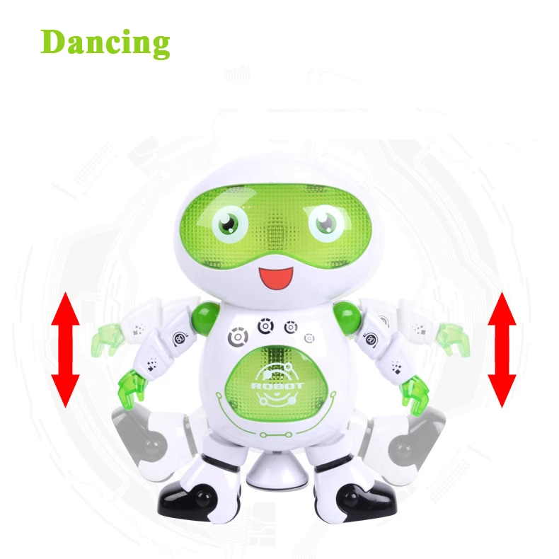 Funny Electronic Walking 360 Rotating Dancing Smart Space Robot Astronaut Kids Music Light Toys kids gift