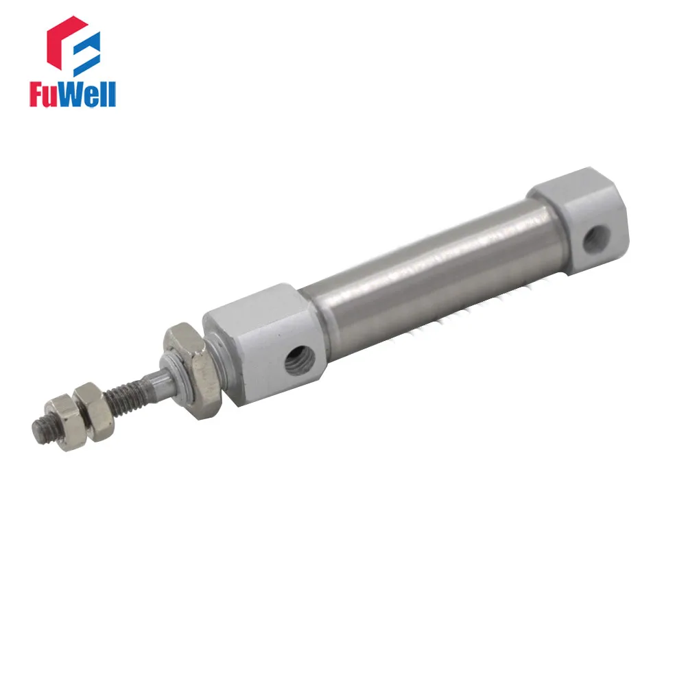 CDJ2B Type Pneumatic Cylinder Double Acting Single Rod 10mm Bore 60/75/90/100/125/150mm Stroke Air Cylinder