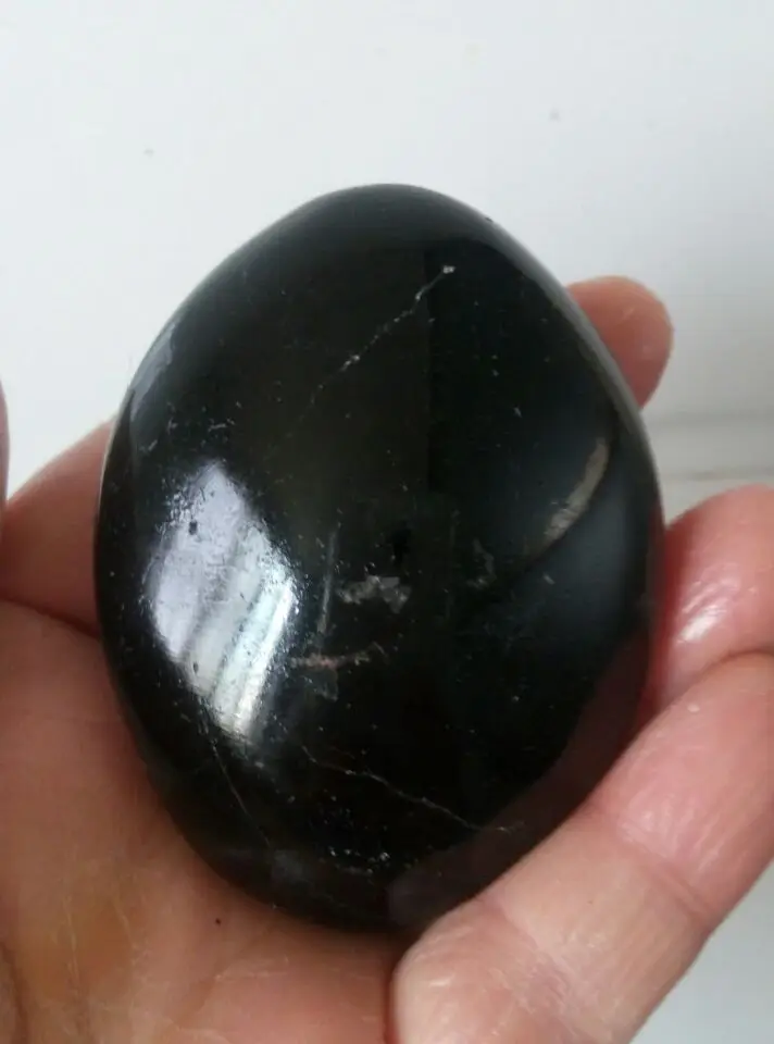 

RARE NATURAL black Tourmaline Crystal specimen Healing 148.8G