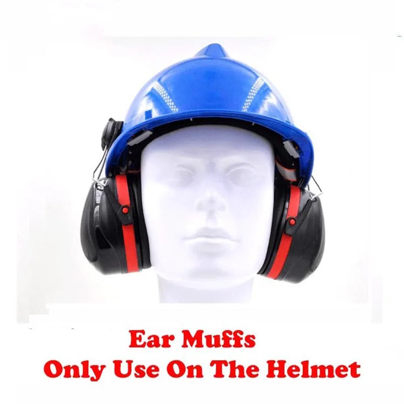 Helmet-type Anti Noise Earmuff Ears Protection Hearing Protector Soundproof Ear Muffs Sound Reduction Ear Plugs for Industry