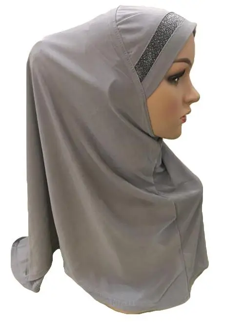 Arabo vestito di Un Pezzo Donne Musulmane Amira Hijab Sciarpa Foulard Wrap Copertura Completa Islamico Scialle Turbante Khimar Arabo Copricapi Ramadan Caps