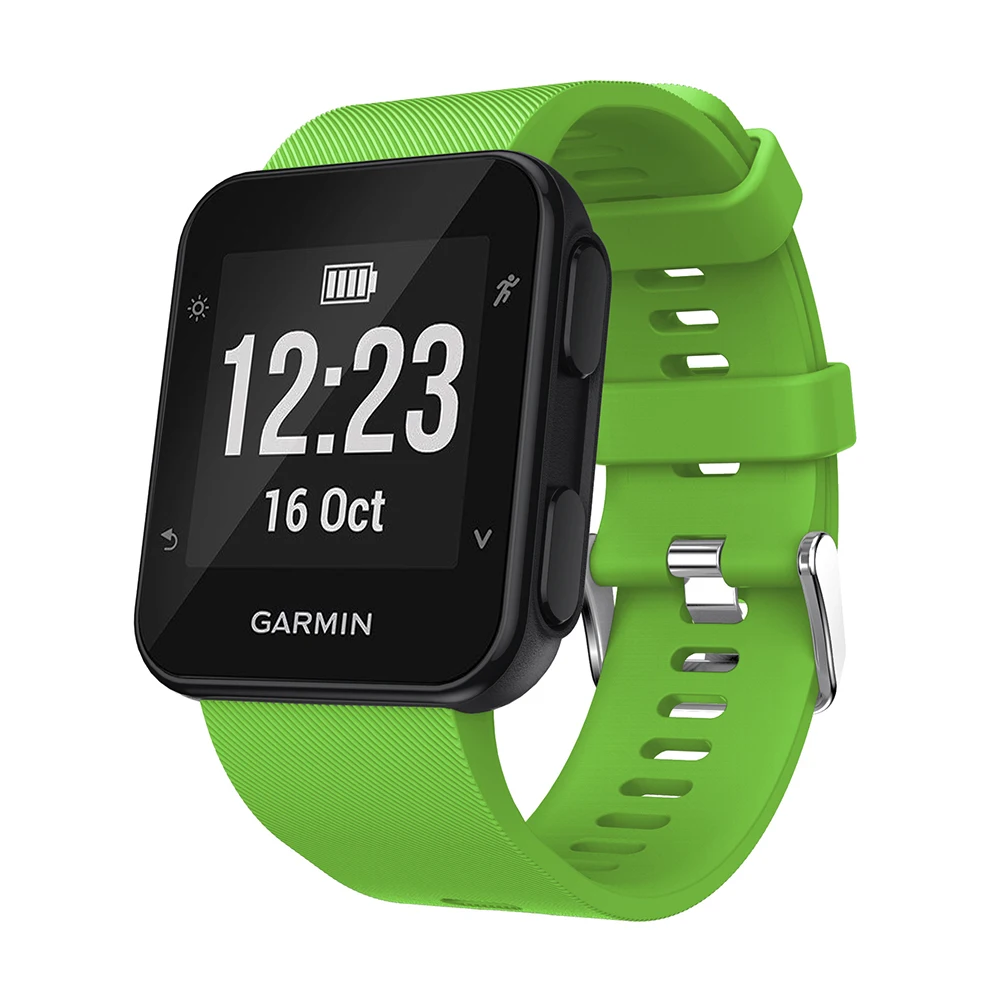 جديد 22 لون سيليكون حزام استبدال حزام (استيك) ساعة المعصم حزام معصمه سوار ل Garmin Forerunner 35 سوار ساعة ذكية