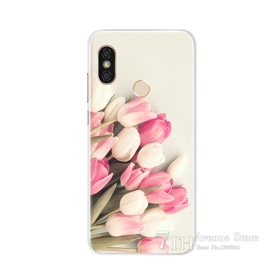 silicone case for Xiaomi MI A2 LITE Case Full Protection Soft tpu Back Cover Phone Case For Xiomi MI A2 LITE bumper Coque Cat