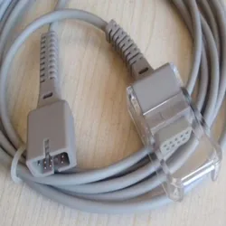 Free Shipping Compatibe for Nellcor DB7 Pin to DB9 Pin Spo2 Extension Spo2 Adapter Cable TPU 2.4M Medical Adapter Cable and Wire