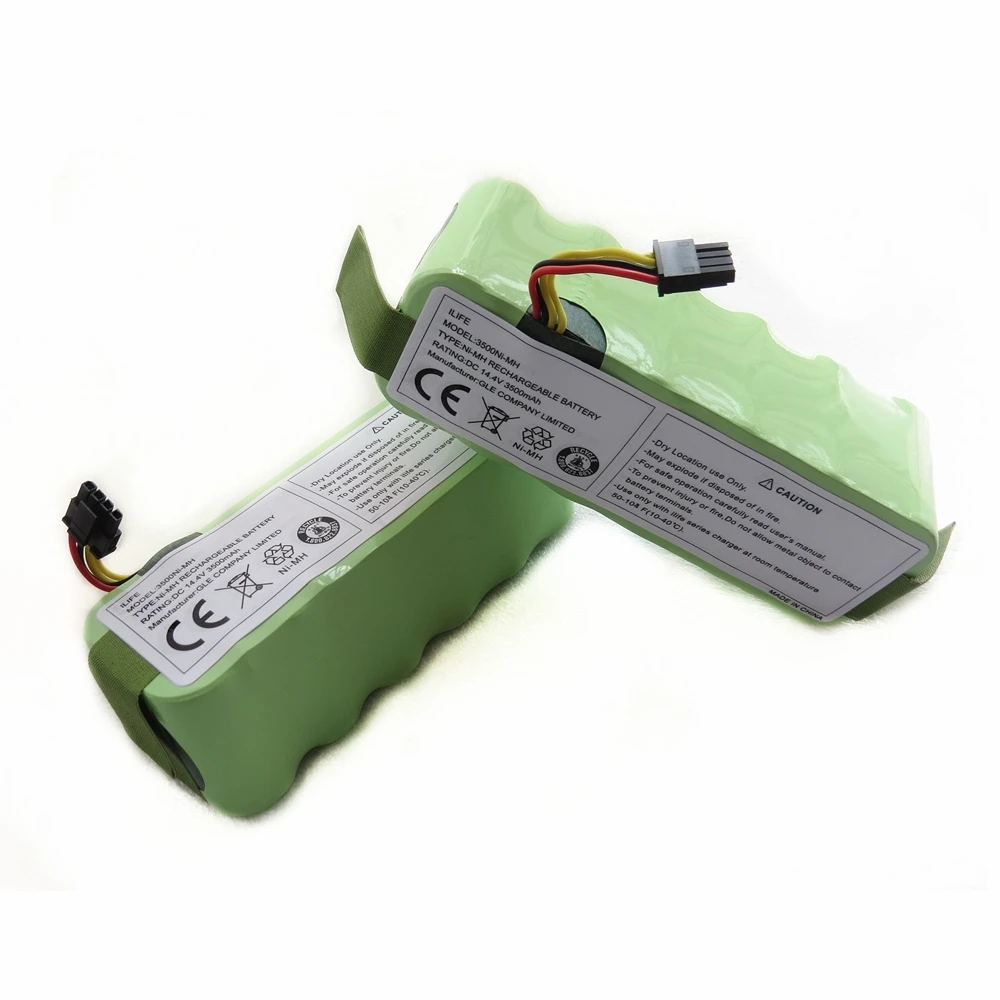 For Ecovacs CR120 Dibea Panda X500 X580 Kk8 Haier Sweeping Robot   14.4V 3500mAh NI-MH Rechargeable Vacuum Cleaner Battery