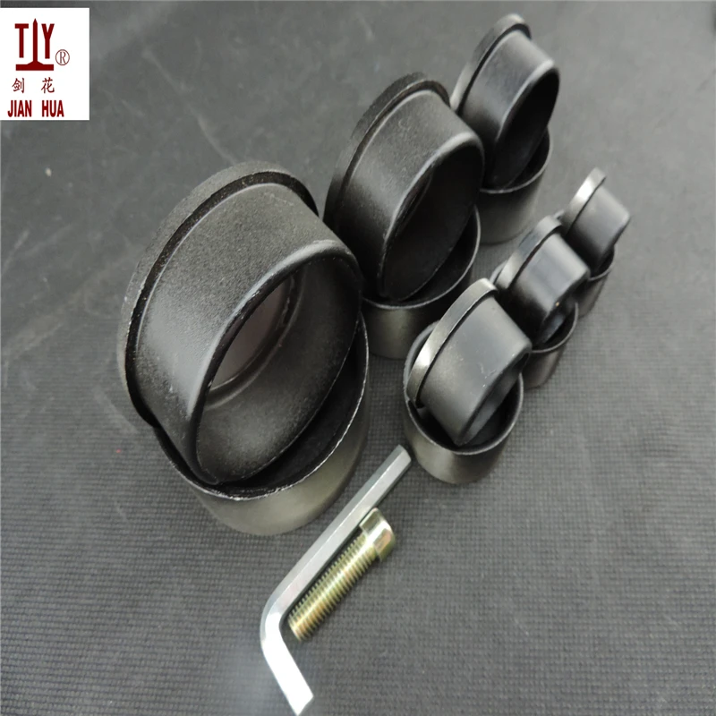 Golden/Black (6pcs/set) medium welding parts die head 20/25/32/40/50/63mm Welding Mold PPR/PE/PB Water Pipe hotmelt butt weld