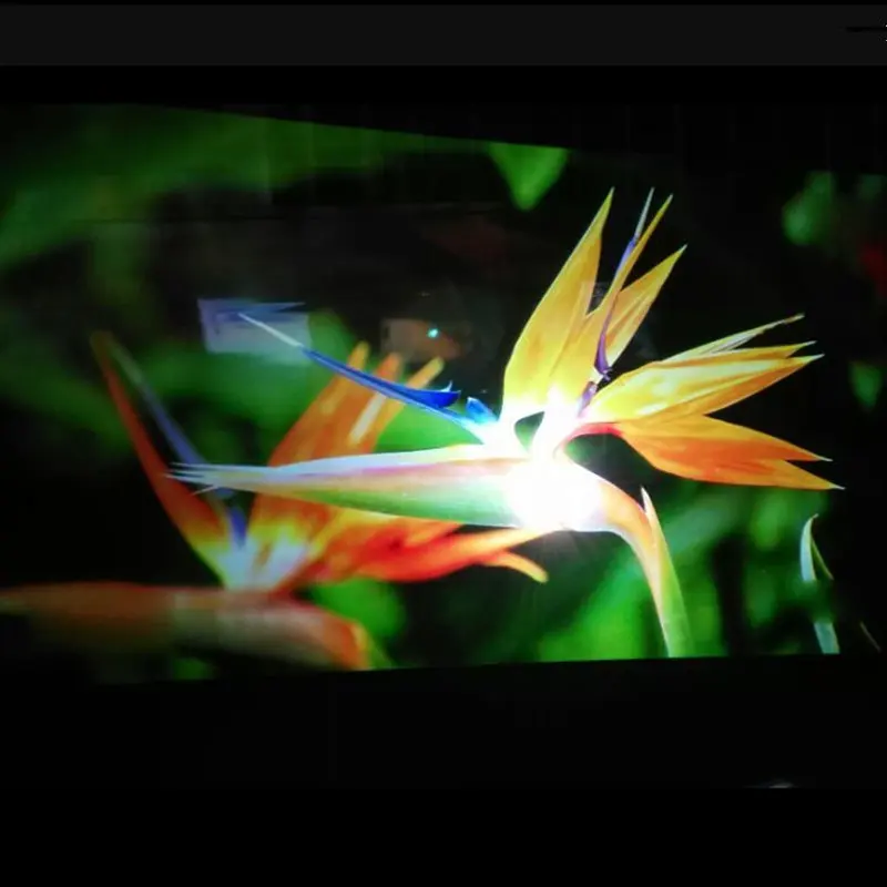 21cm x 30cm A4 sample transparent color Projection screen Rear Projection Holographic Film Screen Clarity Paste glass