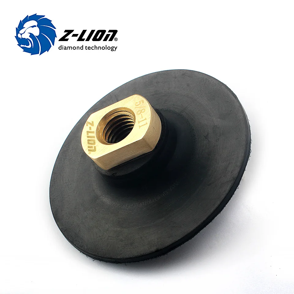 Z-LION 3 Inch Polisher Bonnet Backing Pad M14 Angle Grinder Rubber Backer Pad Super Flexible Polisher Buffer Wheel Disc