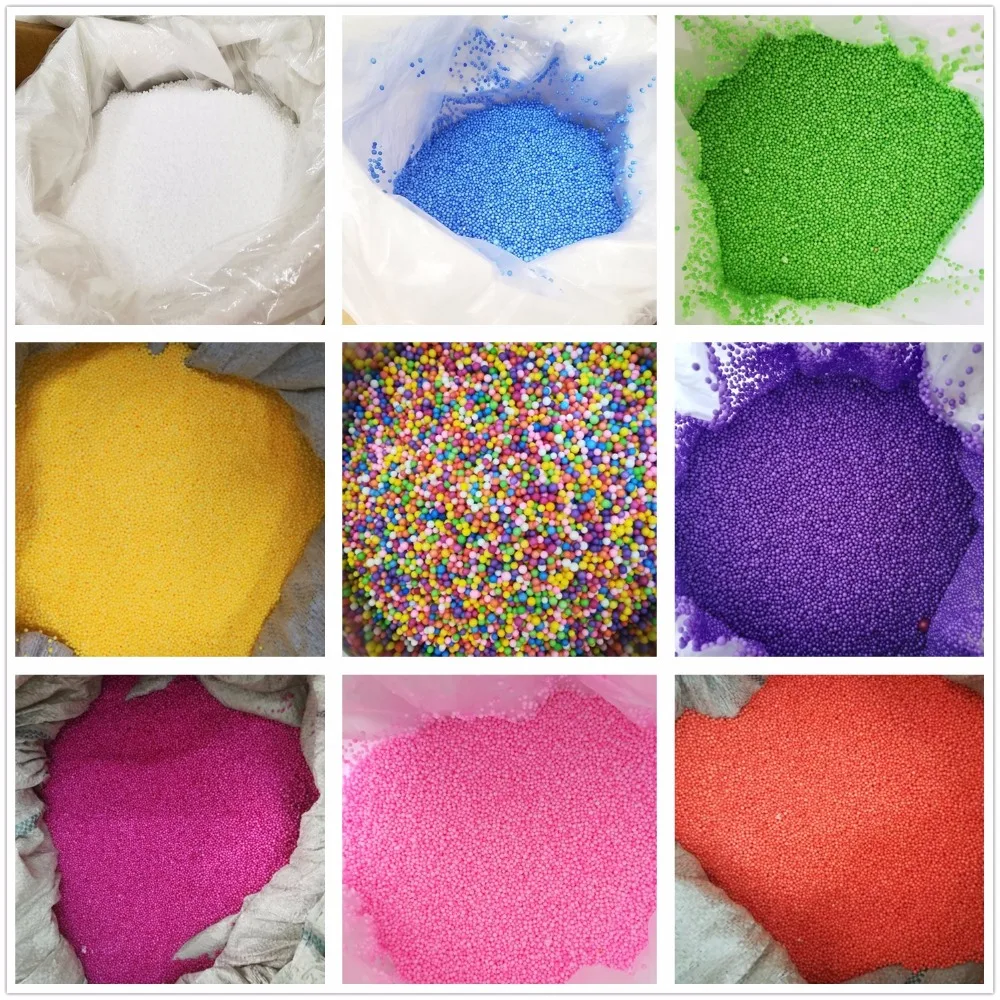 

Wholesale 500g New Mini Assorted Colorful Rond Foam balls Polystyrene Styrofoam Filler Foam Beads Balls Crafts DIY Craft Decor