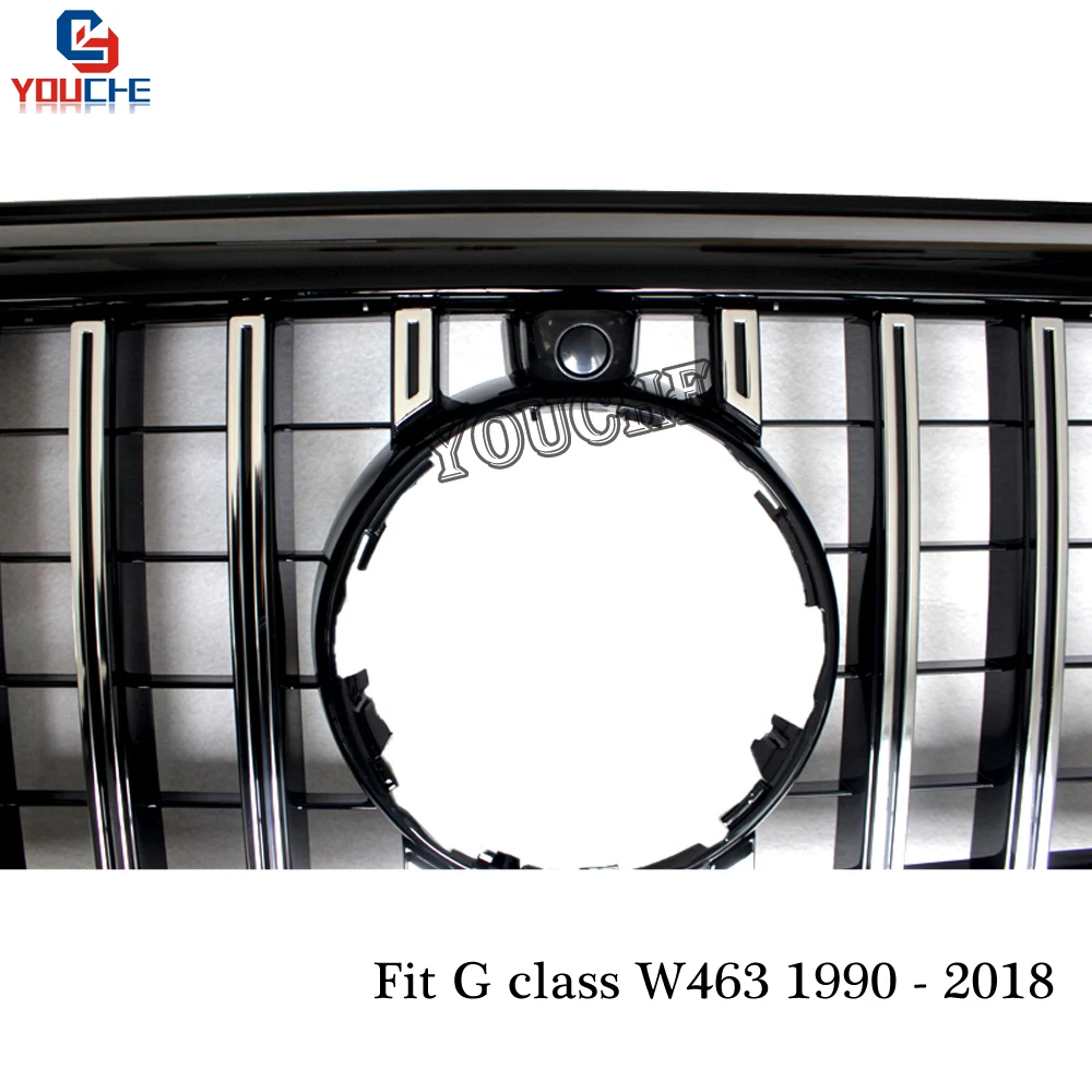 W463 GT Phong Cách Cho Xe Mercedes G CLASS W463 G350 G400 G500 G550 1990-2018 Thay Thế Đua Trước Nướng GTR Lưới