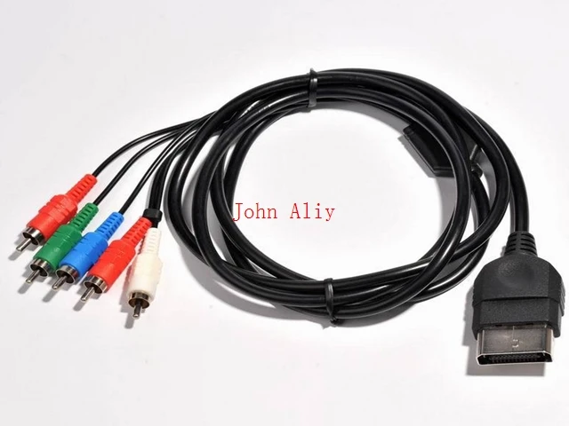 Brand new 100 pcs/lot High Definition Component AV Cable for Microsoft for Xbox First Generation Audio Video RCA Cable