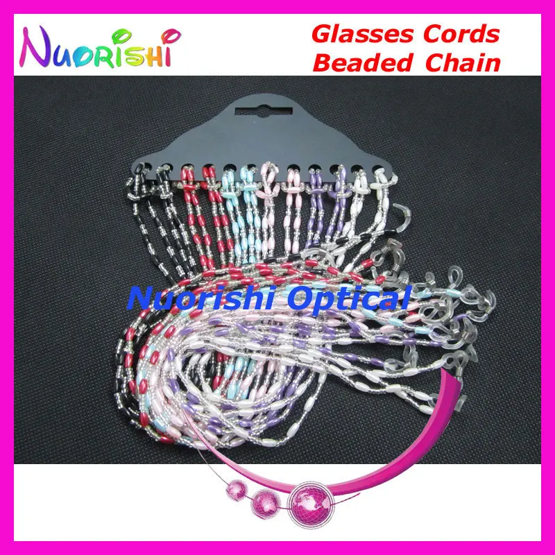 

L830 sunglasses beaded neck chain cord glasses string rope holder retainer eyewear strap free shipping