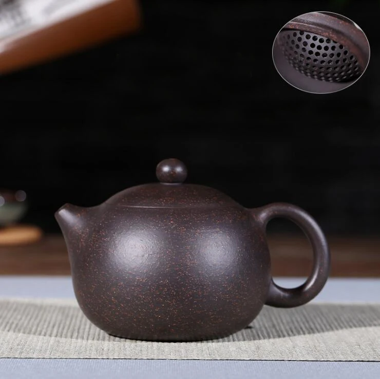 High quality Yixing Teapot Xishi pot Zisha Clay Tea Pot Chinese Tea Ceremony  Modern Art 200ml