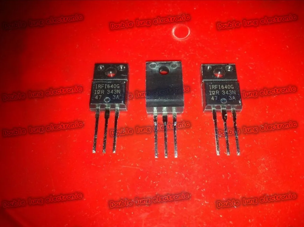 50PCS/LOT  IRFI640G  IRFI640  IRF1640 MOSFET N-CH 200V 9.8A TO220FP