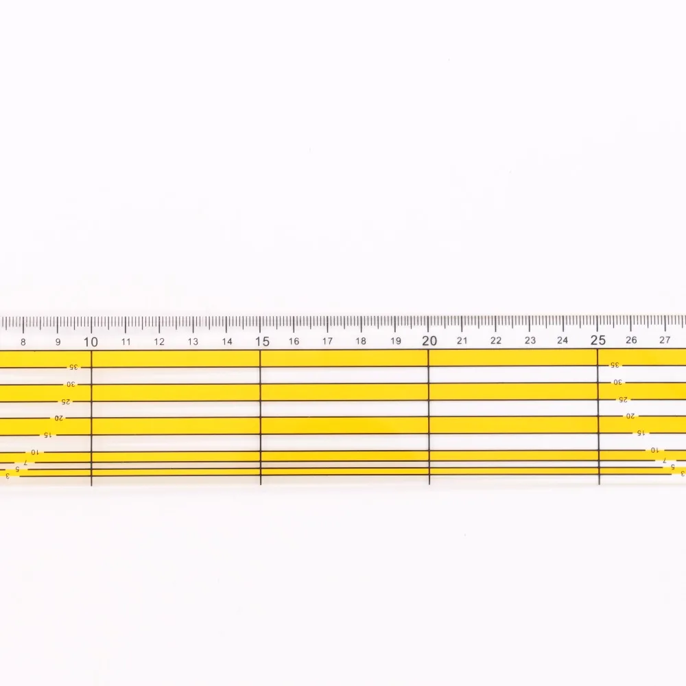 30cm * 5cm Patchwork Lineal Quilt ing Lineal mit Linien kpr5151