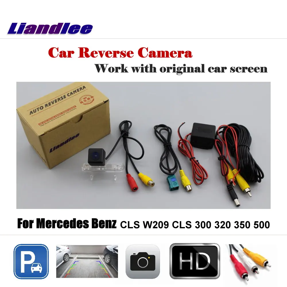 

For Mercedes Benz CLS W209 W300 W320 W350 W500 Car Rearview Back Parking Camera AUTO HD CCD SONY OEM CAM With Adapter