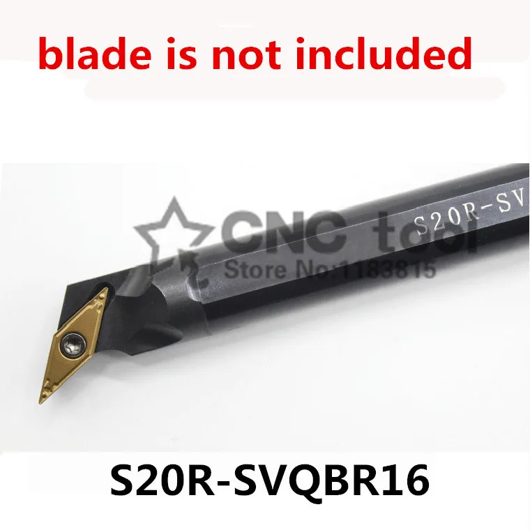 S20R-SVQBR16 ,117.5 gradi di tornitura interna, Strumento Tornio noioso bar, CNC Utensili di Tornitura, Strumento Tornio Macchina
