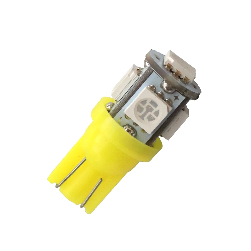 

100X Truck 24V led light T10 194 W5W 5 led smd 5050 Interior Wedge White Lights LED Bulb Lamp 5SMD White Blue Red Yellow DC 24V