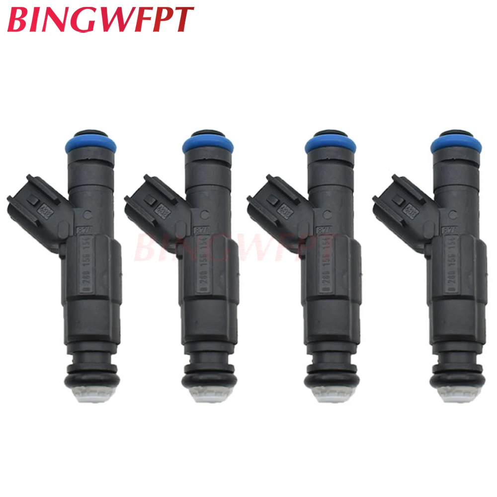 4PCS Flow Matched Fuel Injectors nozzle injection OE# 1149958 0280156154 for ford for mazda for volvo