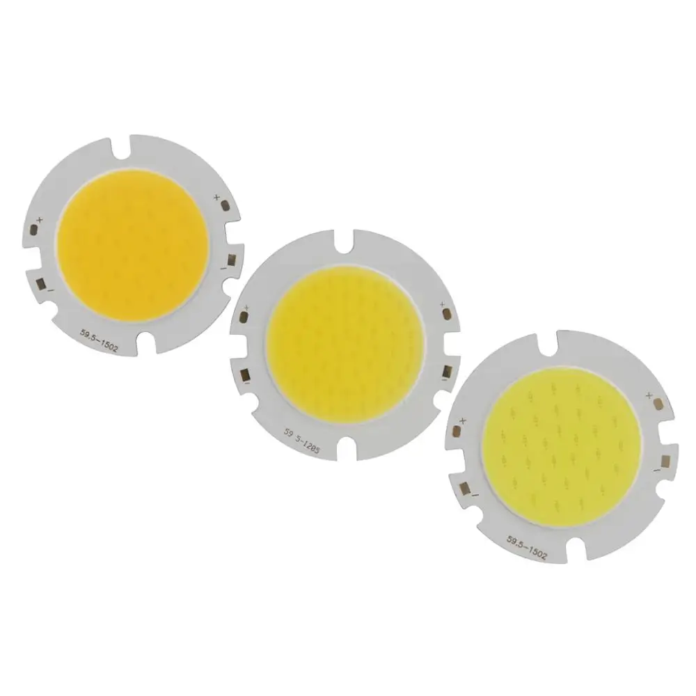 Imagem -04 - Allcob Fabricante de Luz de Led Redonda 60 mm Peças Farol Cob de Alta Potência Fonte de Luz 20w 2000lm Alerta a Natureza Branco para Lâmpada Embutida