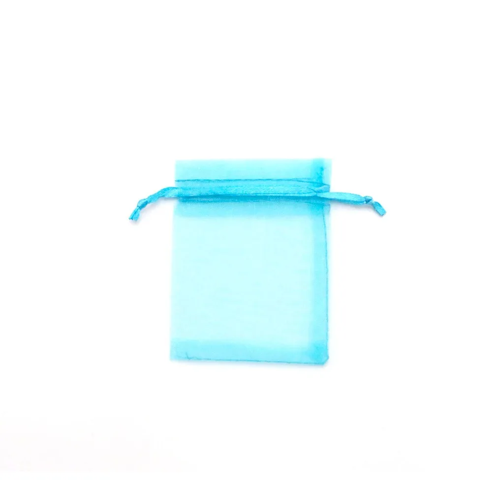 200pcs/lot 7*9cm 15Colors Organza Bags For Jewelry Package Display Candy Gift Package Wedding Dry Flower Stored Bag Can Custom