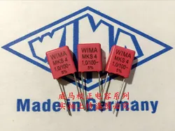 2020 hot sale 10pcs/20pcs Germany WIMA MKS4 1.0UF 1UF 100V 105 100V P: 7.5mm Audio capacitor free shipping