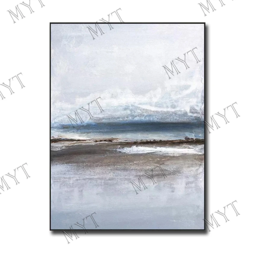 

Простая абстрактная картина ручной работы, картина маслом, искусство ручной росписи, настенные картины для гостиной, домашний декор без рамки