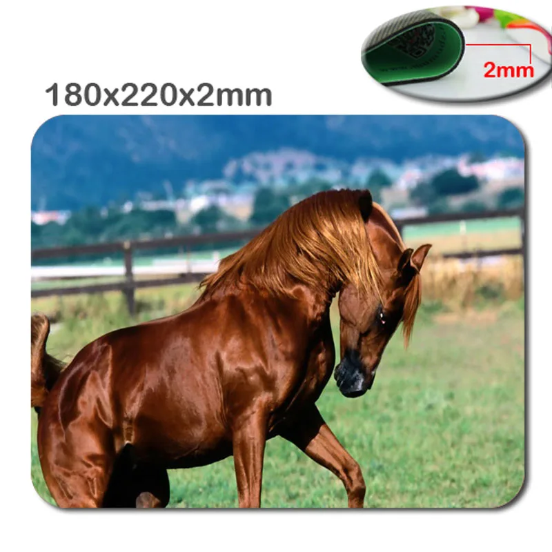 

wholesale Custom Lovely The Painted Pony Anti Slip Comfort Gaming Mouse Pad - Durable Office Accessory Gift 220mm*180mm*2mm