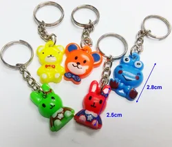 Animal KeyChain for Party Favors, Small Gifts, Fun and Favors, Party Favors, Toys, Gifts, loot Gift, 36 PCs