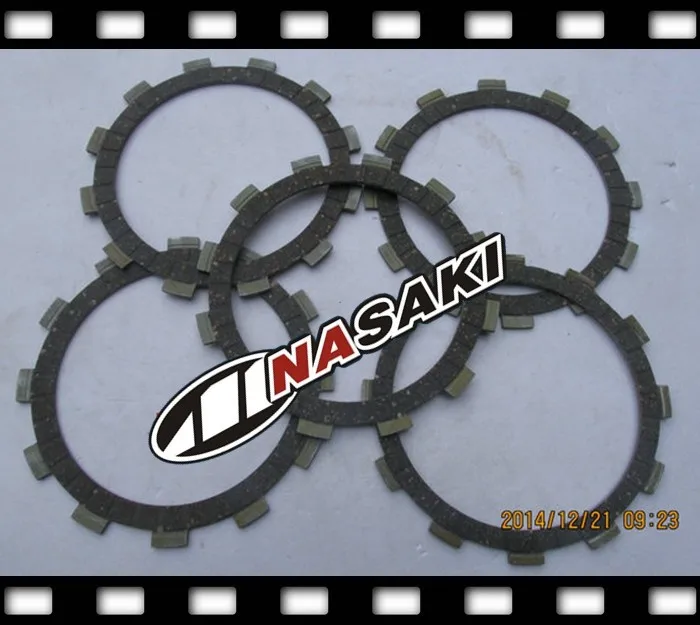 NEW FREE SHIPPING FOR Suzuki motorcycle GN250 DR250 SP250 GSX600 GS650 GS850 FIBER Clutch Plate 5PCS