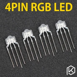 Rgb led 104 108 71 rgbライトなどのメカニカルキーボード用の4ピン拡散rgb led