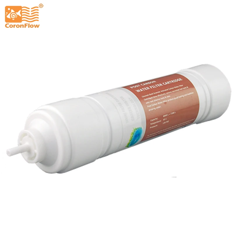 Inline Post Activated Carbon Granular GAC Quick Connected Filter Cartridge QC-C2-11